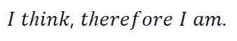 Kalimat contoh dalam gaya Miring (Serif)