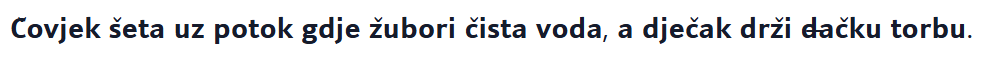 La phrase d'exemple en style Gras sans Serif