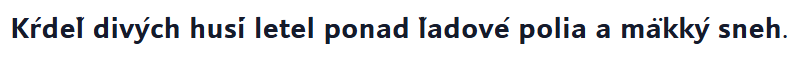 La phrase d'exemple en style Gras sans Serif