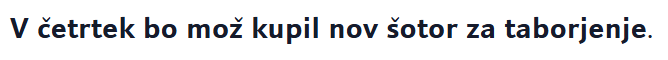 La phrase d'exemple en style Gras sans Serif